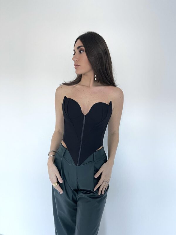 Desert Rose Black Corset - Image 5