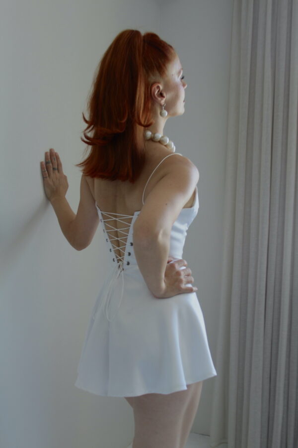 Heartbreaker Elizabeth White Dress - Image 3