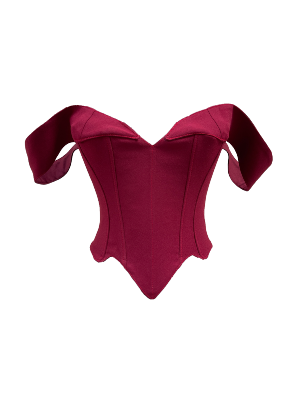 Fox Burgundy Corset