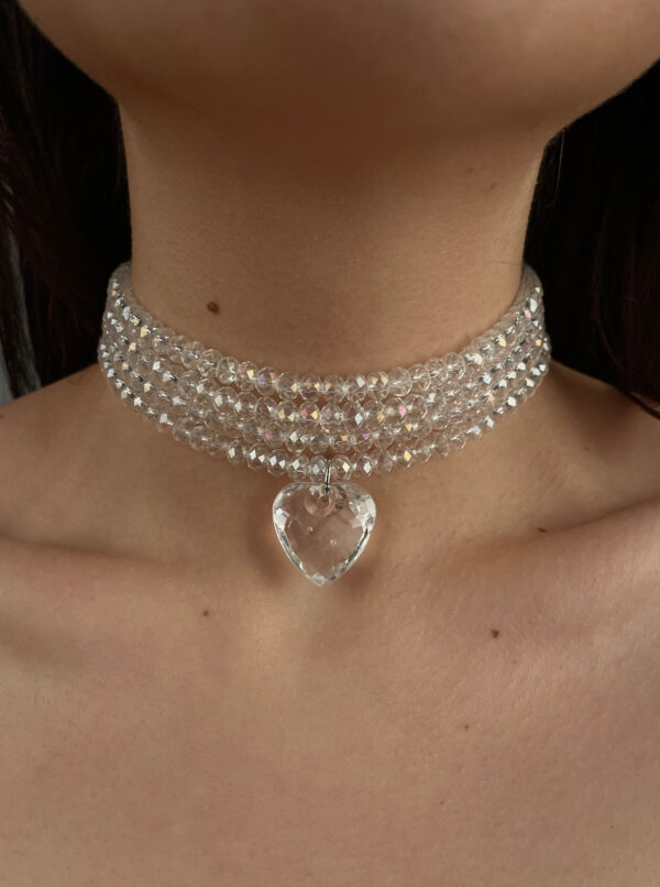 Blessed Collection - Crystal Heart Necklace - Image 3