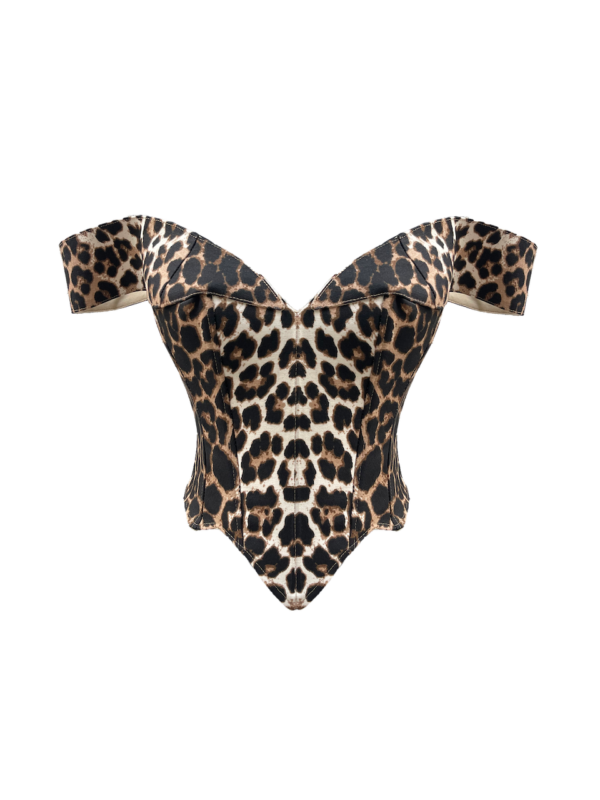 Fox Leopard Corset - Dilan's Choice