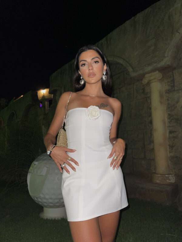 Belle Little White Dress - Image 5