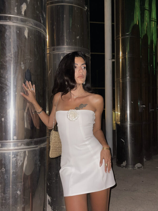 Belle Little White Dress - Image 7