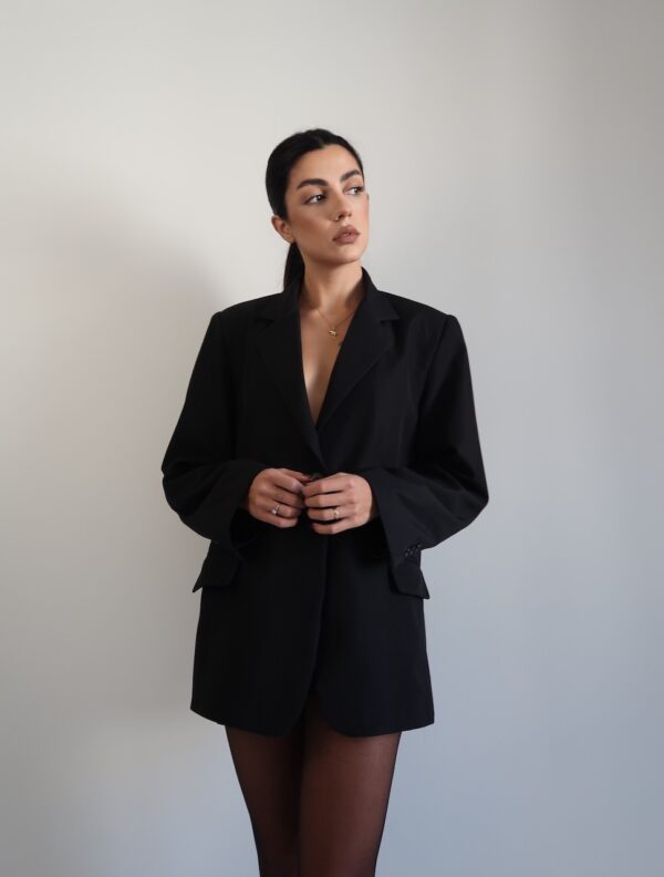 90's Oversize Daddy Blazer Jacket - Image 4