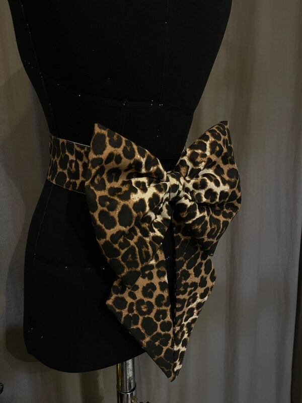 Ribbon Leopard Belt - Image 2