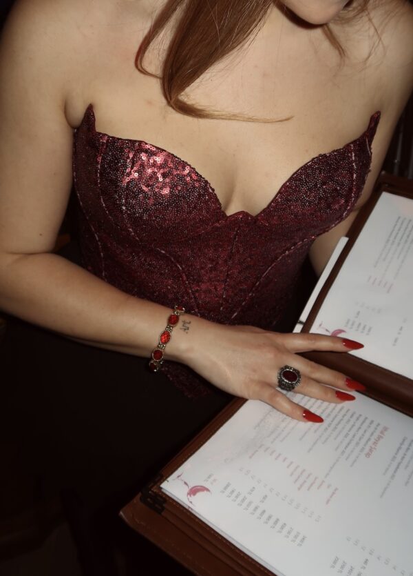 I'm Ready - Desert Rose Cherry Corset - Image 3