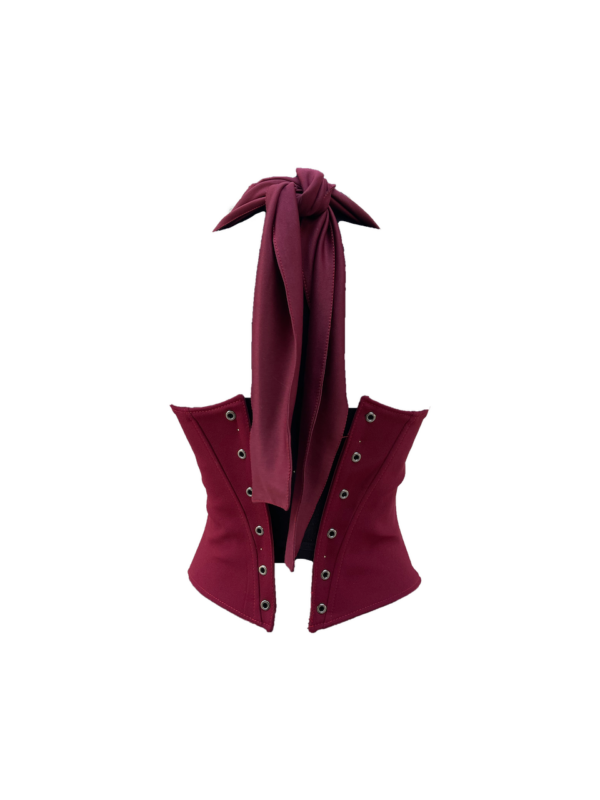 Sunset Burgundy Corset - Image 2